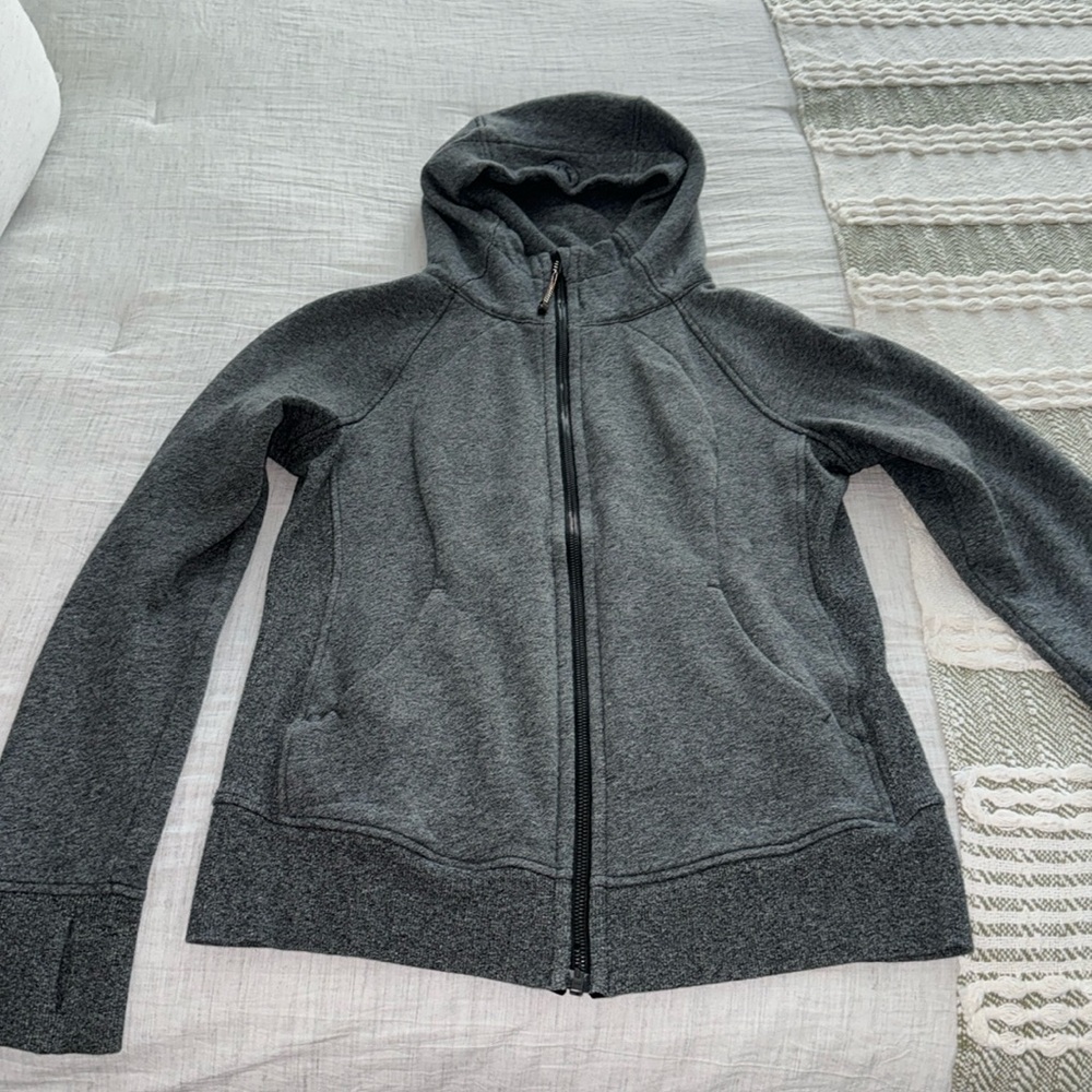Lululemon Gray Scuba Hoodie